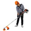 4 in 1 Multi-Functional Trimming Tool, 52CC 2-Cycle Garden Tool System with Gas Pole Saw, Hedge Trimmer, Grass Trimmer, and Brush Cutter EPA Compliant