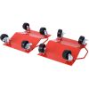 Car Dolly, Heavy Duty Wheel Dolly,4 Tire Wheel Dolly Car Stakes 6000lbs Capacity,RED