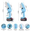 Electric Mini Chainsaw Portable Handheld Cordless Small Chain Saw Battery Powered